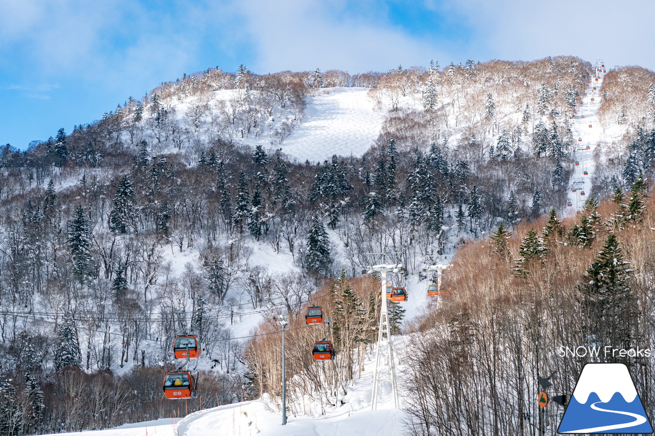 札幌国際スキー場｜北海道最高峰・旭岳も見えた！これ以上はなかなか無い、澄み渡る青空に恵まれた１月最後の日曜日。